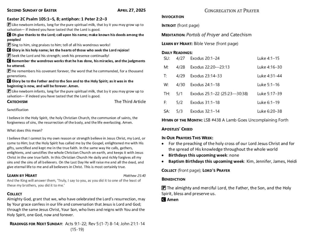 thumbnail of 2025-04-27-second_sunday_of_easter_greensheet
