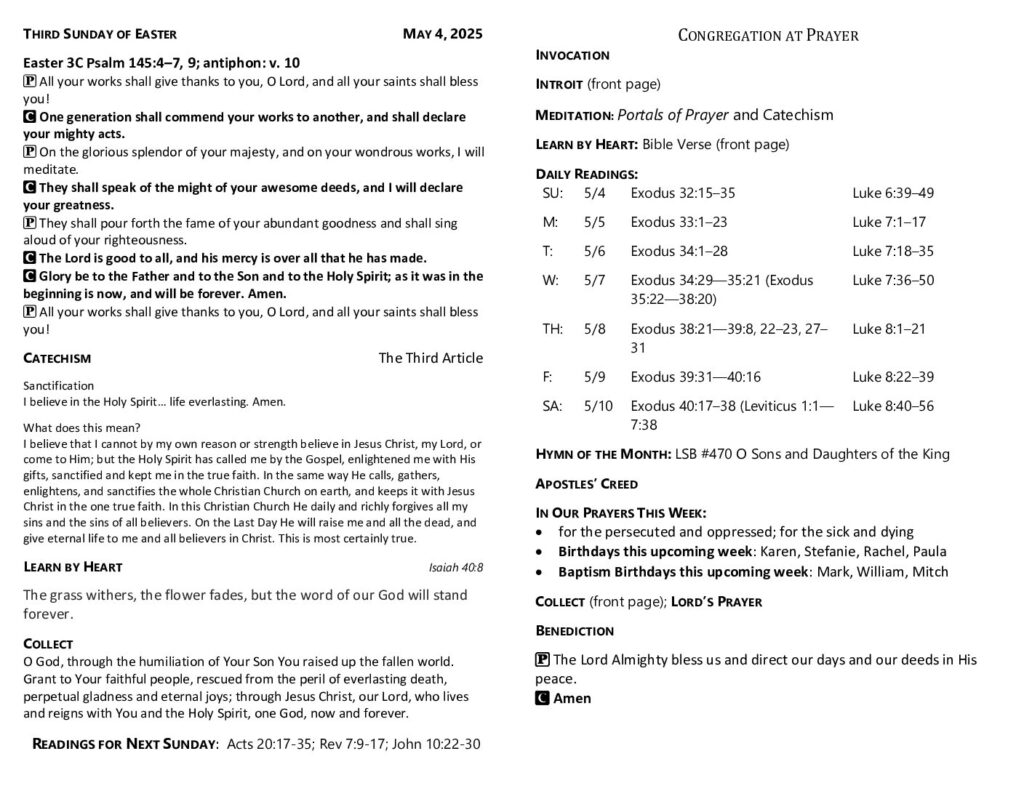 thumbnail of 2025-05-04-third_sunday_of_easter_greensheet