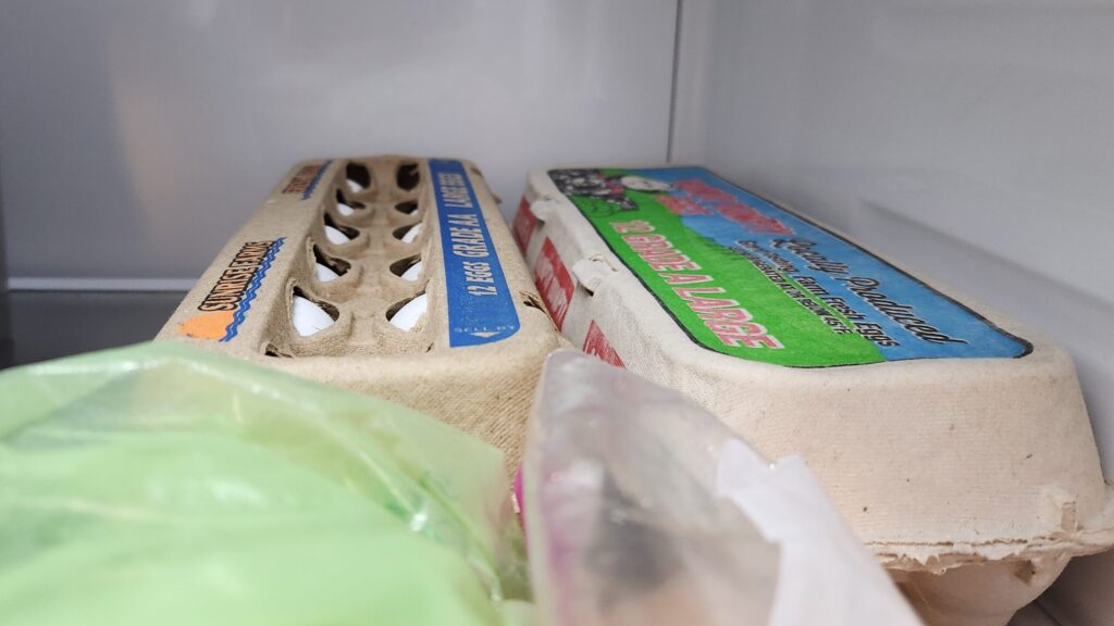 Eggs in a Fridge