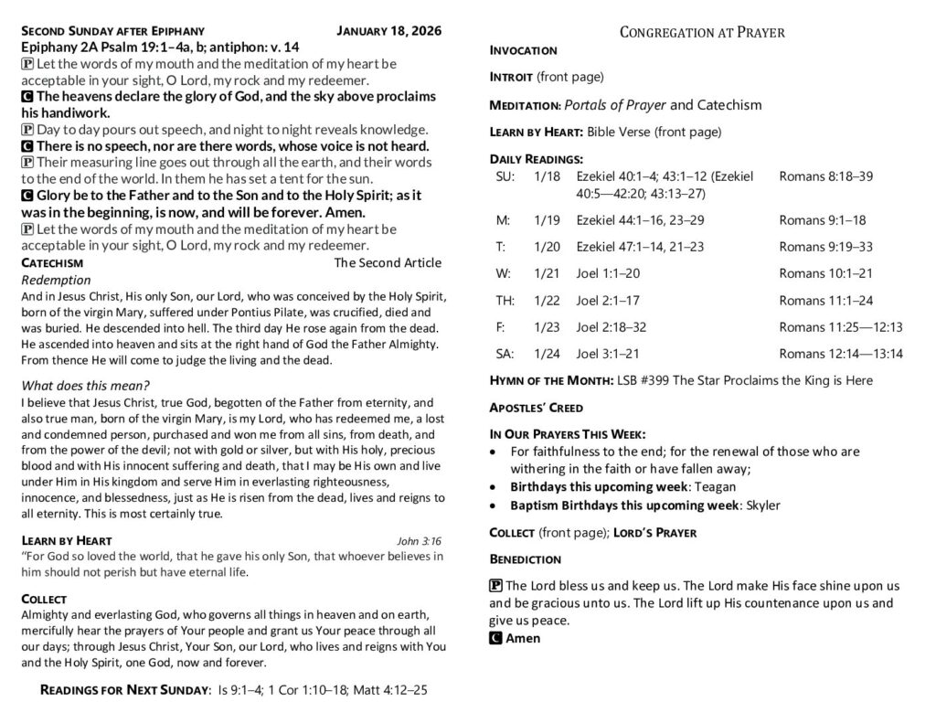 thumbnail of 2026-1-18-Second Sunday after Epiphany_GreenSheet