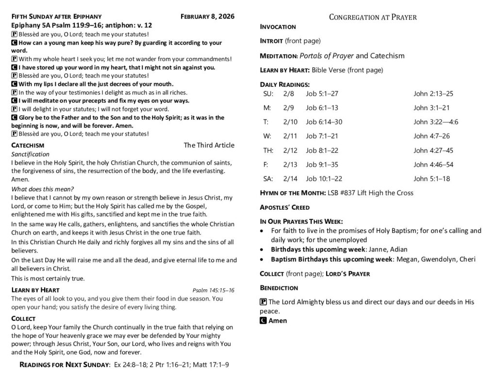thumbnail of 2026-2-8-Fifth Sunday after Epiphany_GreenSheet
