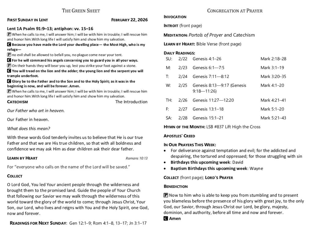 thumbnail of 2026-2-22-First Sunday in Lent_GreenSheet