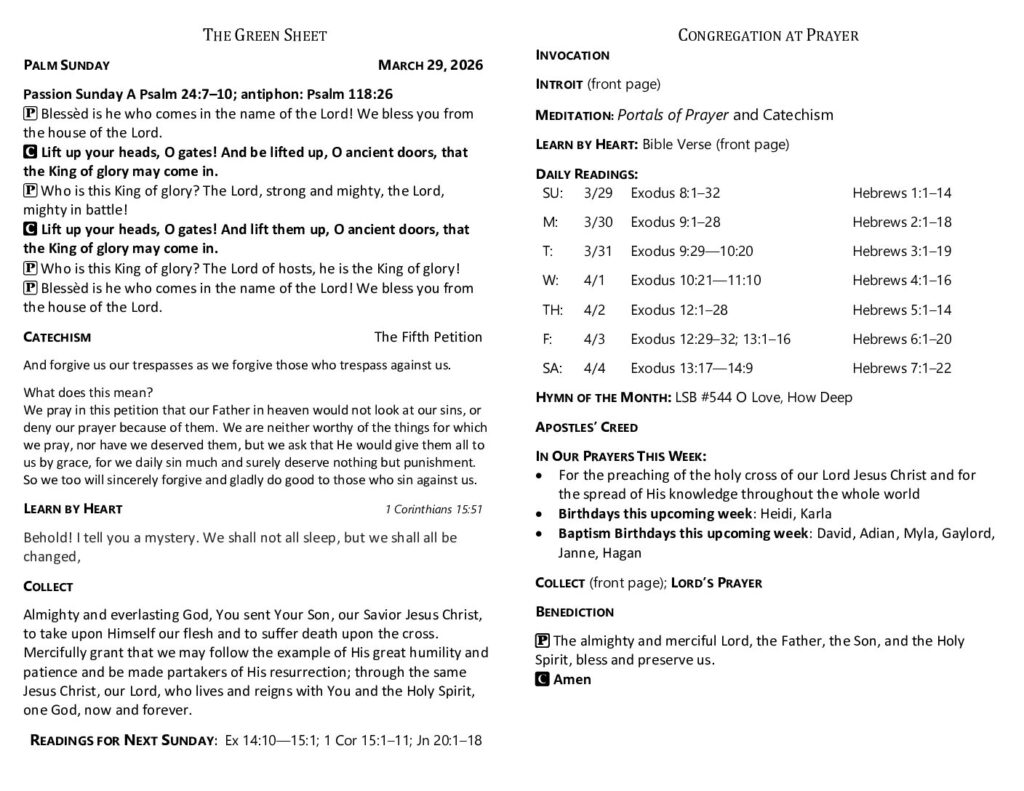 thumbnail of 2026-3-29-Palm Sunday_GreenSheet