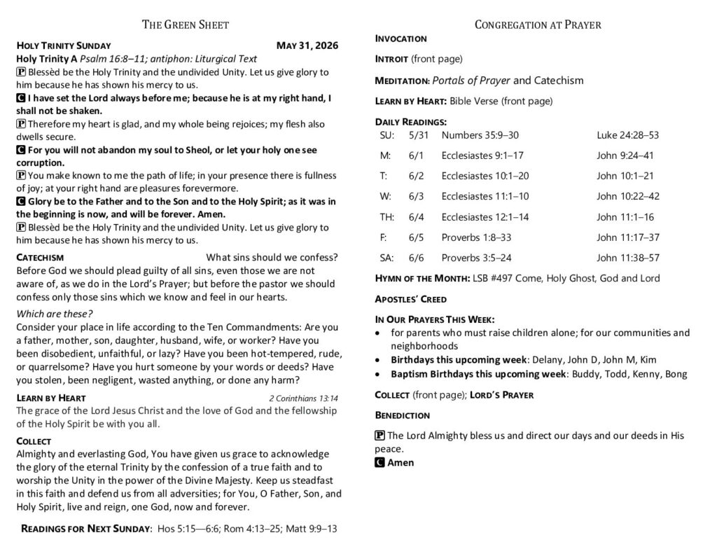 thumbnail of 2026-5-31-Holy Trinity Sunday_GreenSheet