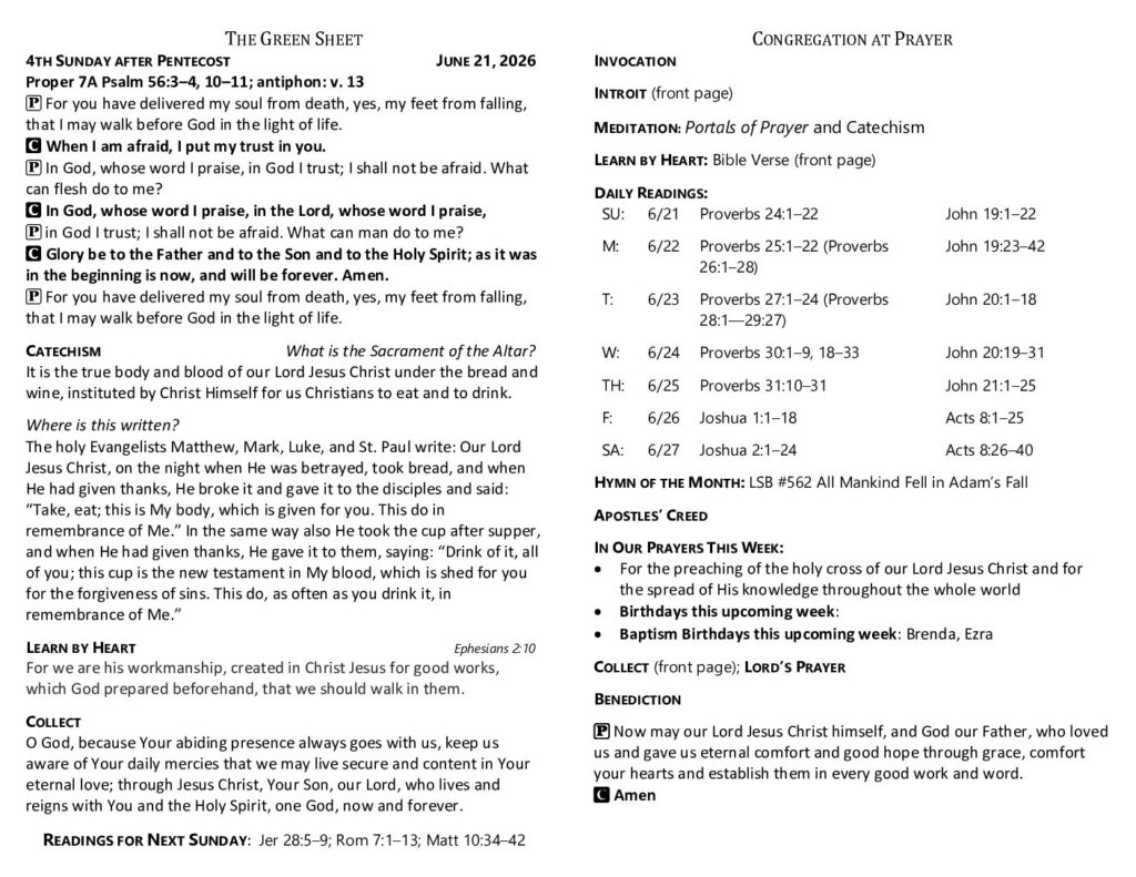 thumbnail of 2026-6-21-4th Sunday after Pentecost_GreenSheet