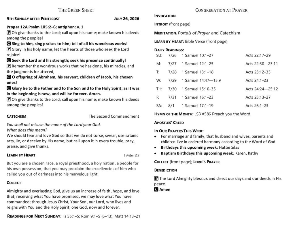 thumbnail of 2026-7-26-9th Sunday after Pentecost_GreenSheet